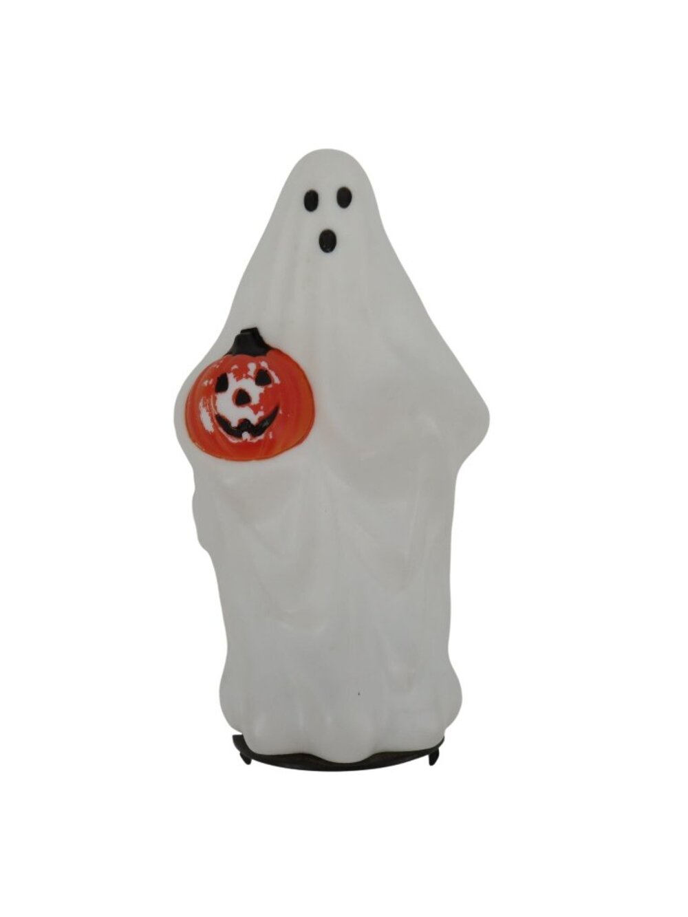VTG Empire 1995 Ghost Pumpkin Blow Mold 9.25 inch Light Topper Halloween 1990s